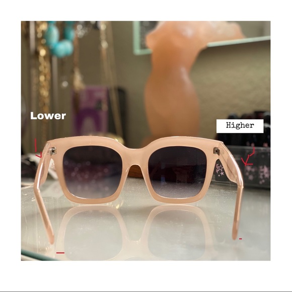 *SOLD❤️ Banana Republic peach sunglasses*read desc - Picture 7 of 12